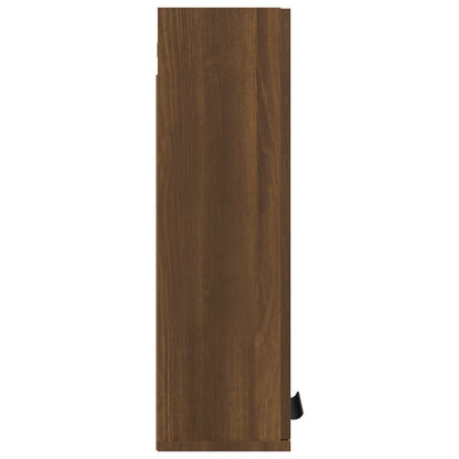 Wall-mounted Bathroom Cabinet Brown Oak 32x20x67 cm