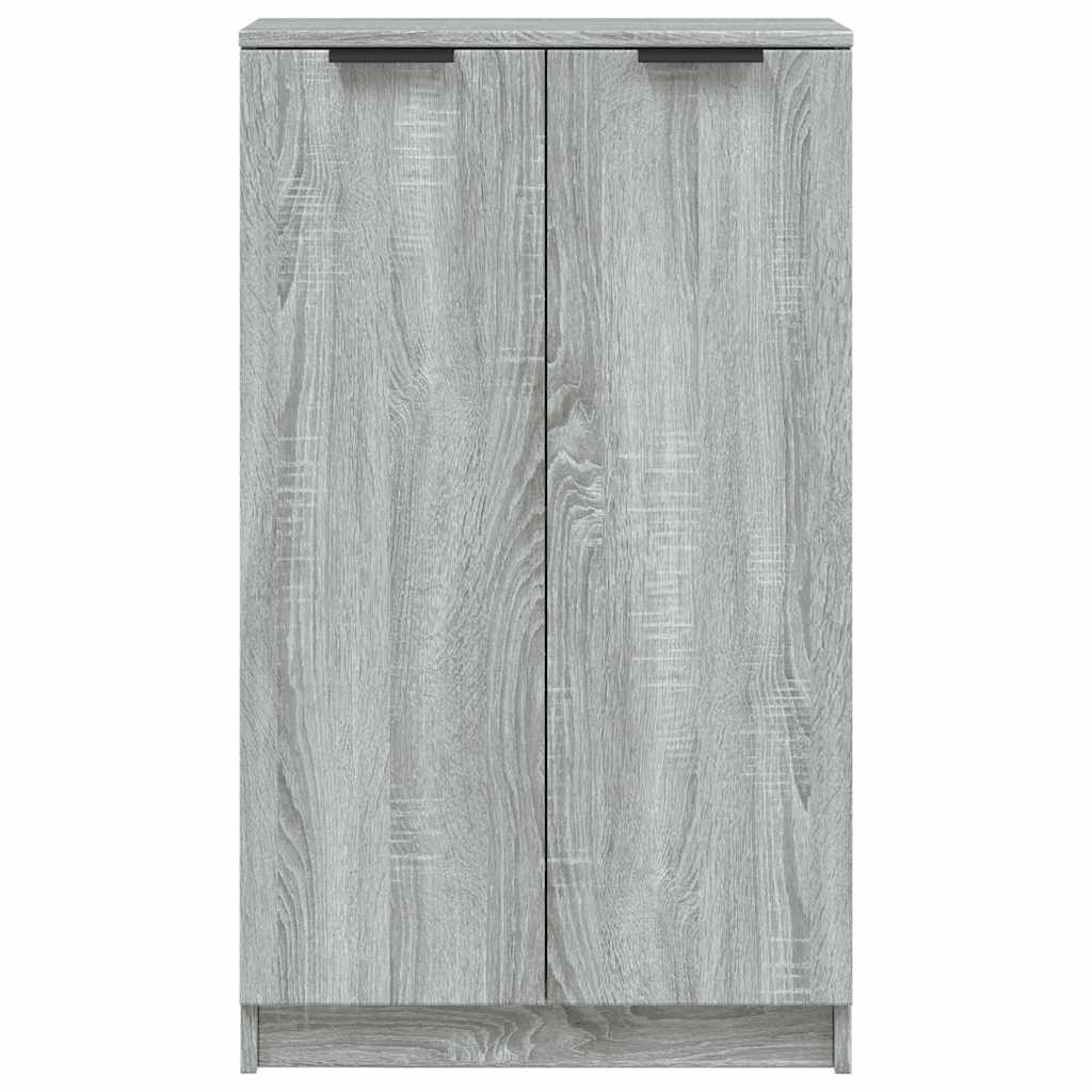 Shoe Cabinet Grey Sonoma 59x35x100 cm Engineered Wood