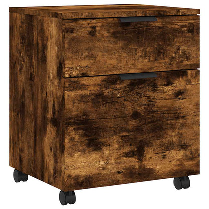 File Cabinet | Smoked Oak | Engineered Wood | Regular