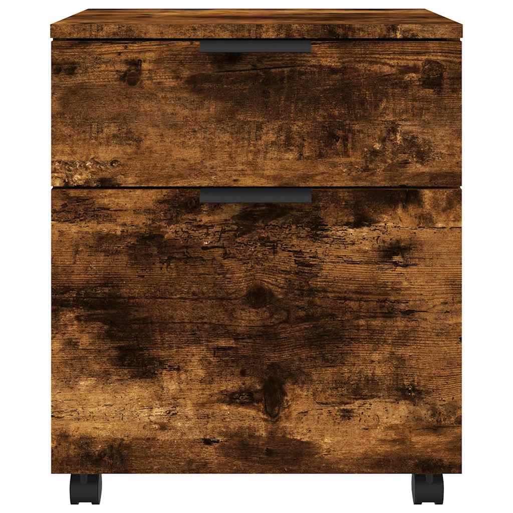 File Cabinet | Smoked Oak | Engineered Wood | Regular