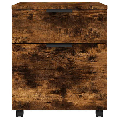 File Cabinet | Smoked Oak | Engineered Wood | Regular