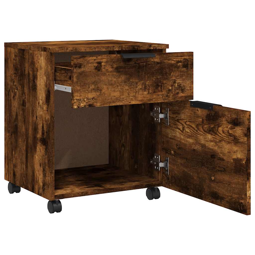 File Cabinet | Smoked Oak | Engineered Wood | Regular