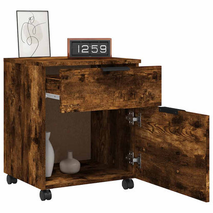 File Cabinet | Smoked Oak | Engineered Wood | Regular