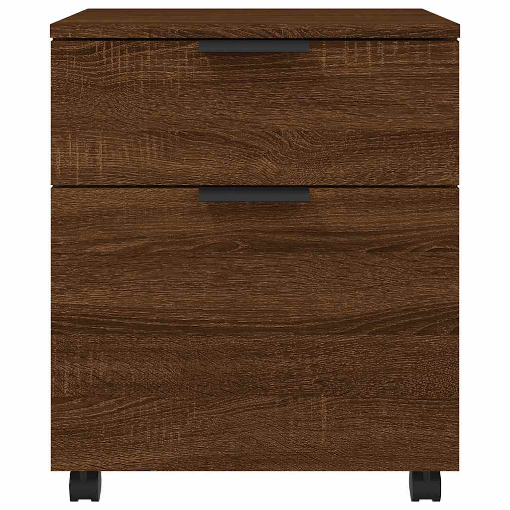 File Cabinet | Brown oak | Engineered wood | Medium | File Cabinet