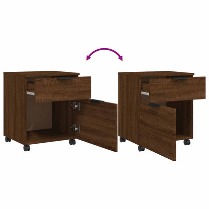 File Cabinet | Brown oak | Engineered wood | Medium | File Cabinet
