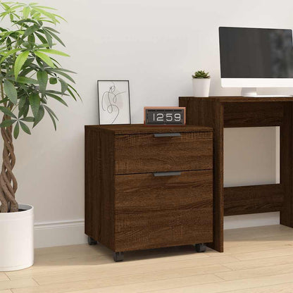 File Cabinet | Brown oak | Engineered wood | Medium | File Cabinet