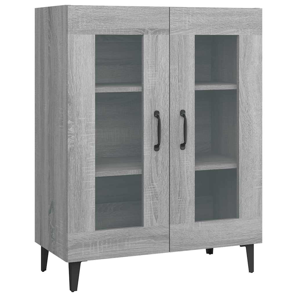 Sideboard Grey Sonoma 69.5x34x90 cm Engineered Wood