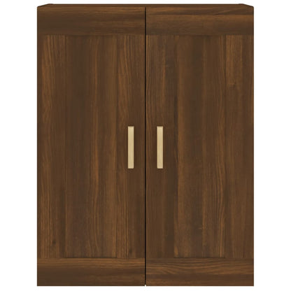 Wall Cabinet Brown Oak 69.5x32.5x90 cm Engineered Wood