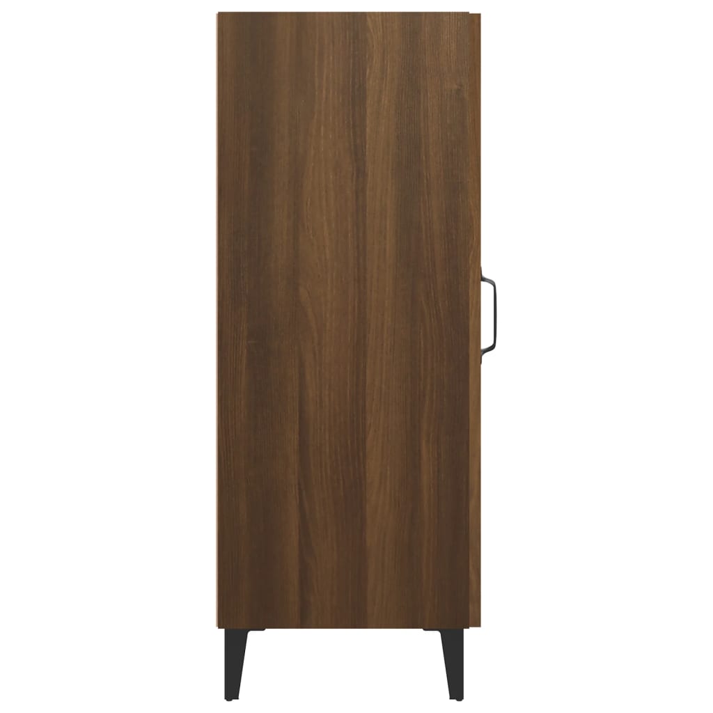 Sideboard Brown Oak 34.5x34x90 cm Engineered Wood