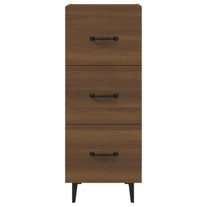 Sideboard Brown oak 34.5x34x90 cm Engineered Wood