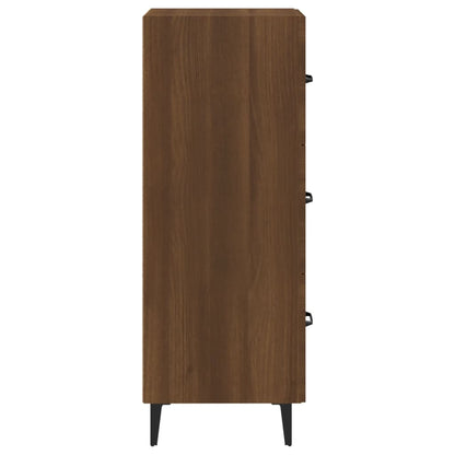 Sideboard Brown oak 34.5x34x90 cm Engineered Wood