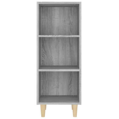 Sideboard Grey Sonoma 34.5x32.5x90 cm Engineered Wood