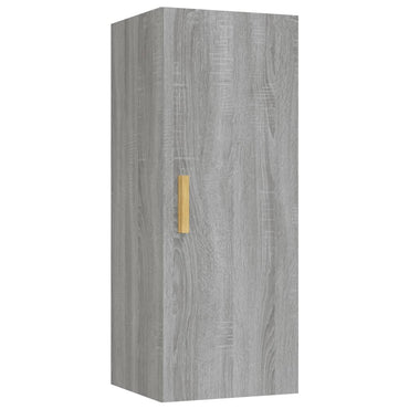 Wall Cabinet Grey Sonoma 34.5x34x90 cm Engineered Wood