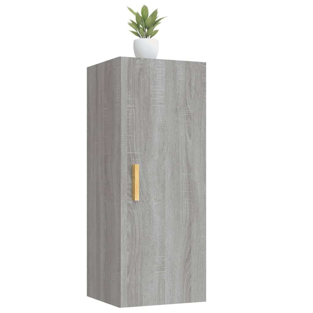 Wall Cabinet Grey Sonoma 34.5x34x90 cm Engineered Wood