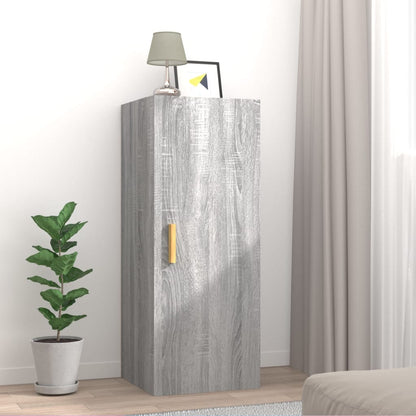 Wall Cabinet Grey Sonoma 34.5x34x90 cm Engineered Wood