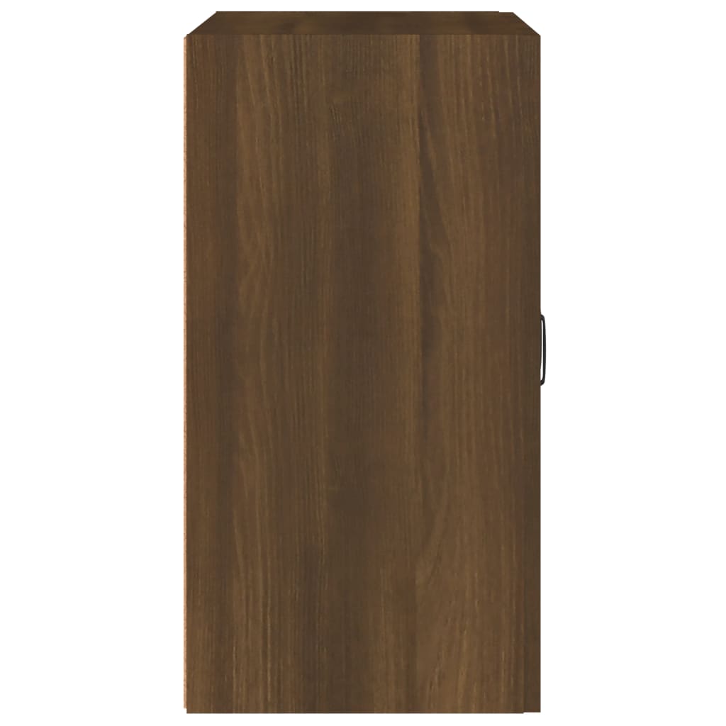 Floating Cabinet | Brown Oak | Engineered Wood | 60x31x60 cm