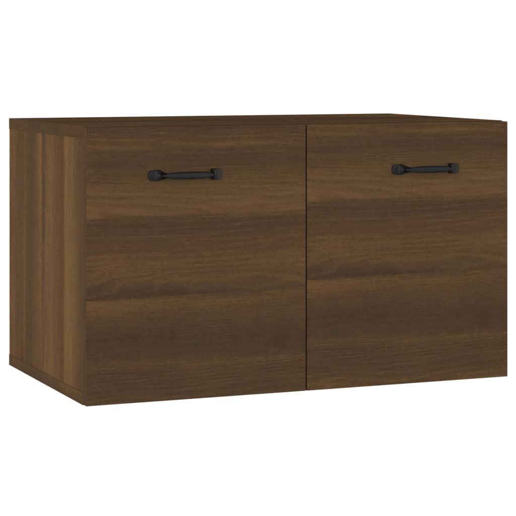 Wall Cabinet Brown Oak