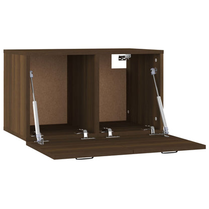 Wall Cabinet Brown Oak