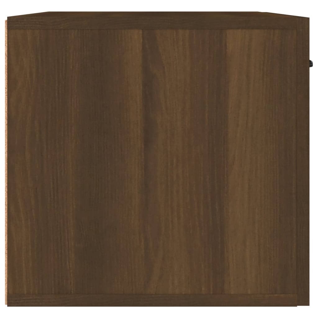 Wall Cabinet Brown Oak