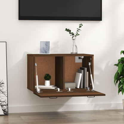 Wall Cabinet Brown Oak