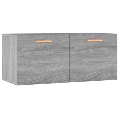 Wall Cabinet Grey Sonoma 80x35x36.5 cm Engineered Wood