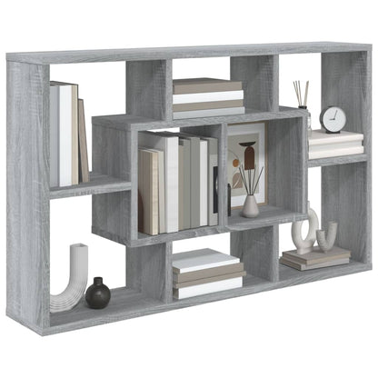 Wall Shelf Grey Sonoma 85x16x52.5 cm Engineered Wood