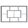 Wall Shelf Grey Sonoma 85x16x52.5 cm Engineered Wood