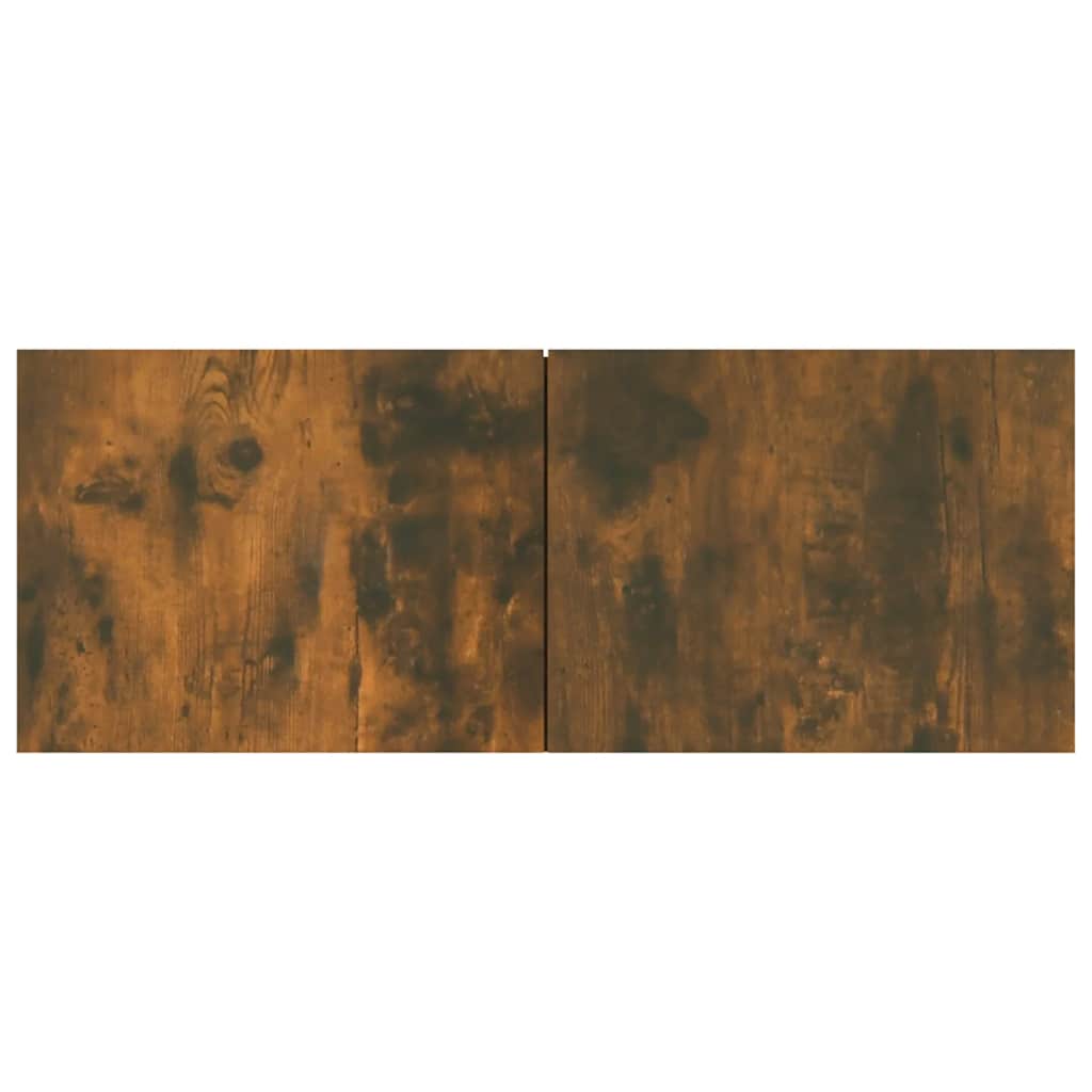 2 Piece TV Cabinet Set Smoked Oak 80x30x30 cm Engineered Wood
