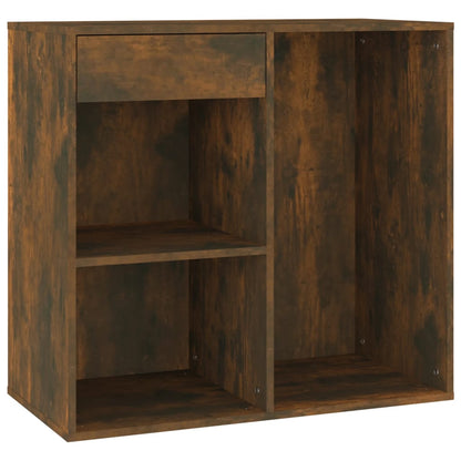 Cosmetic Cabinet | Smoked Oak | Engineered Wood | 80x40x75 cm