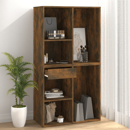 Cosmetic Cabinet | Smoked Oak | Engineered Wood | 80x40x75 cm