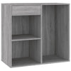 Cosmetic Cabinet Grey Sonoma 80x40x75 cm Engineered Wood