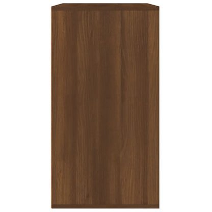 Cosmetic Cabinet Brown Oak 80x40x75 cm Engineered Wood
