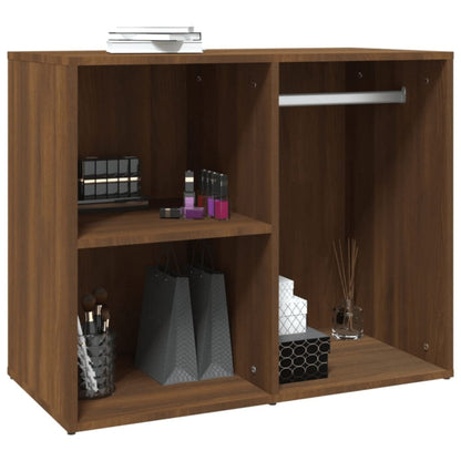 Dressing Cabinet Brown Oak 80x40x65 cm Engineered Wood