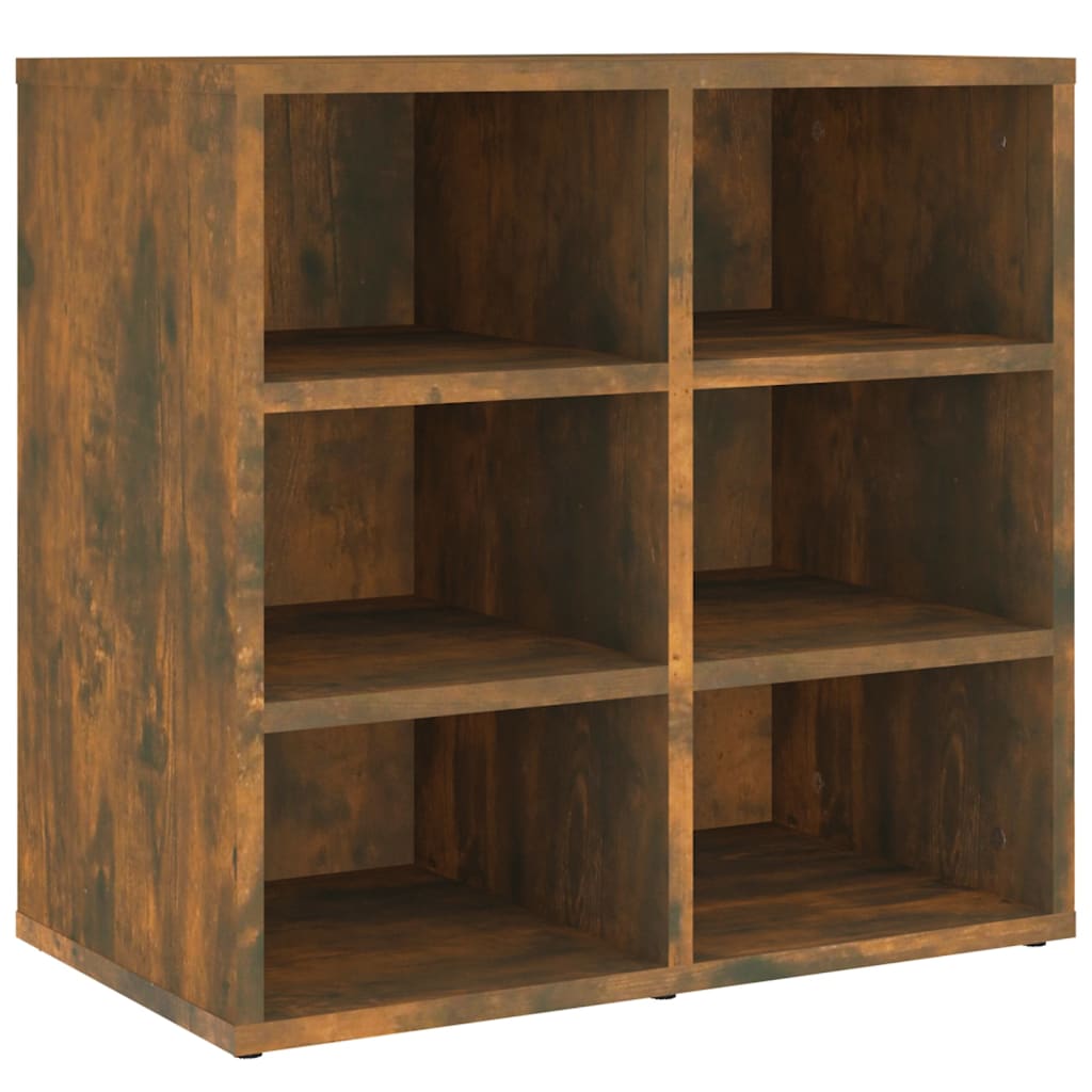 Shoe Cabinet Smoked Oak 52,5x30x50 cm