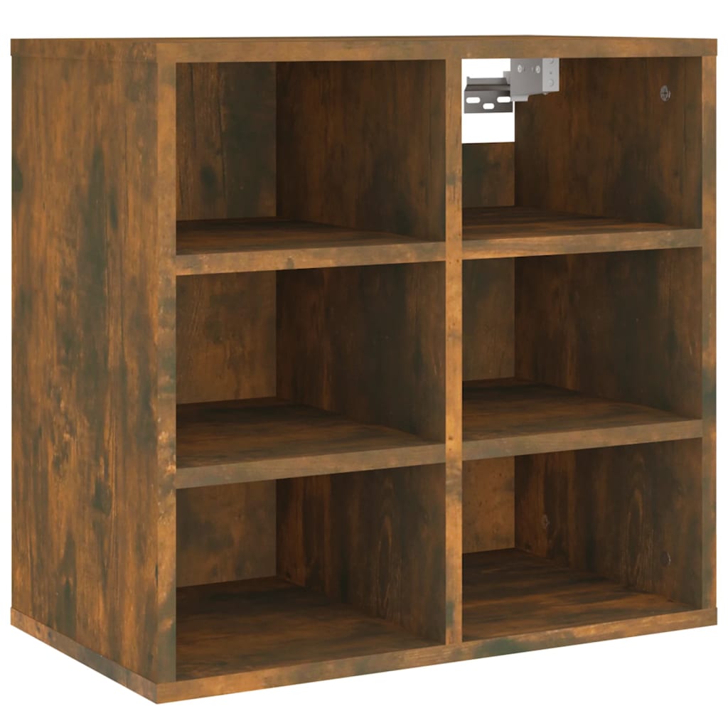 Shoe Cabinet Smoked Oak 52,5x30x50 cm