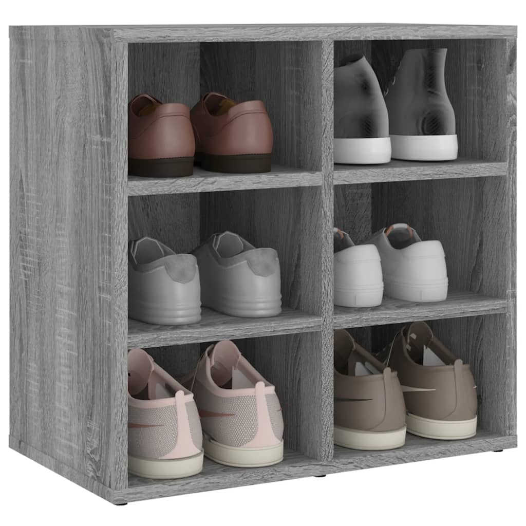 Shoe Cabinet Grey Sonoma 52,5x30x50 cm