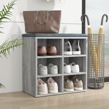 Shoe Cabinet Grey Sonoma 52,5x30x50 cm