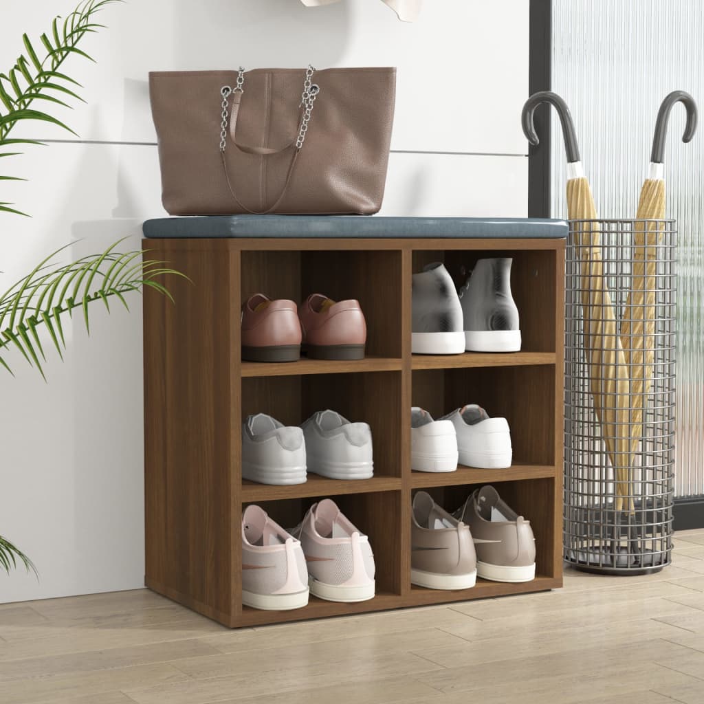 Shoe Cabinet Brown Oak 52,5x30x50 cm