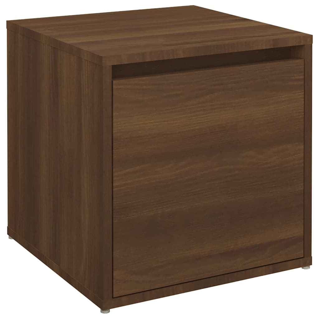 Box Drawer Brown Oak 40,5x40x40 cm Engineered Wood