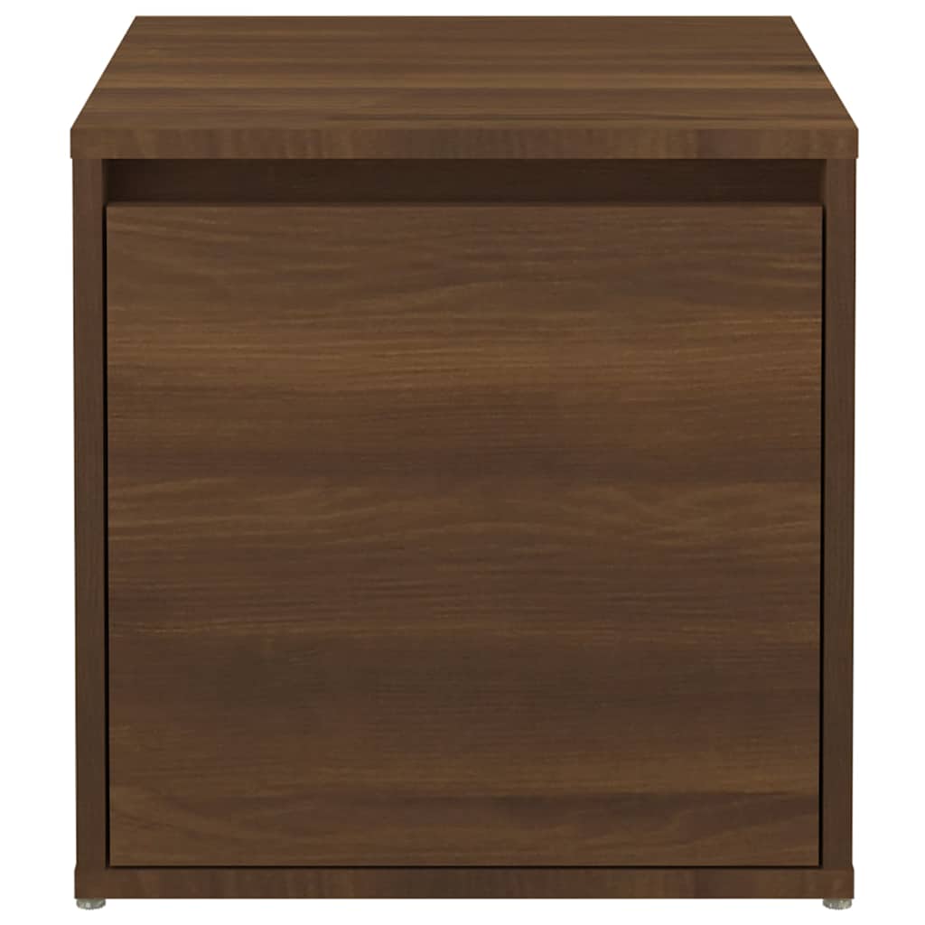 Box Drawer Brown Oak 40,5x40x40 cm Engineered Wood