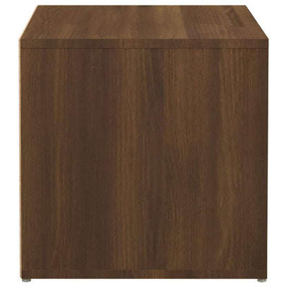 Box Drawer Brown Oak 40,5x40x40 cm Engineered Wood