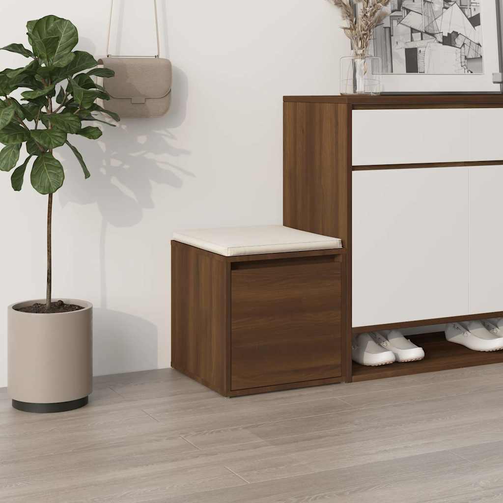 Box Drawer Brown Oak 40,5x40x40 cm Engineered Wood