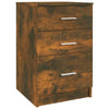 Bed Cabinet Smoked Oak 40x40x63 cm Engineered Wood