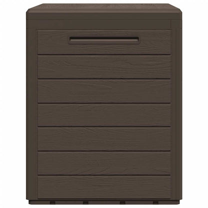 Garden Storage Box Brown 58.5x46x55 cm Polypropylene