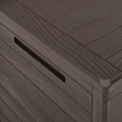 Garden Storage Box Brown 58.5x46x55 cm Polypropylene