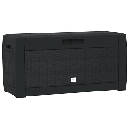 Garden Storage Box Anthracite 119x48x60 cm Polypropylene