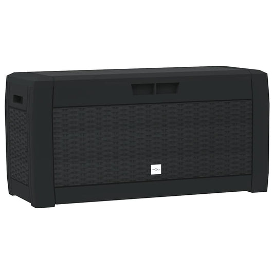 Garden Storage Box Anthracite 119x48x60 cm Polypropylene