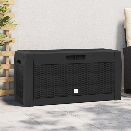 Garden Storage Box Anthracite 119x48x60 cm Polypropylene