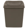 Stackable Garbage Bin Boxes 3 pcs Grey 75 L Polypropylene