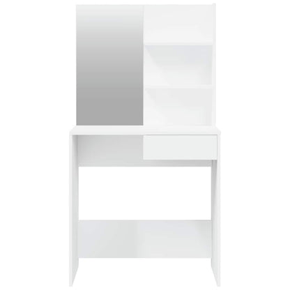Dressing Table Set White 74.5x40x141 cm